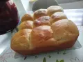 Délicieux pain brioché doré, parfait pour une recette brioche facile. Il est prêt à être dégusté.